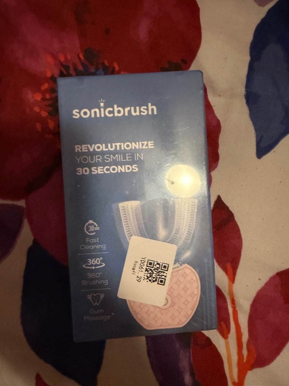Sonic brush box never opened before (see the plastic film)
